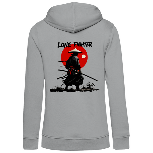 Damen Premium Bio Hoodie Shadow of Bushido