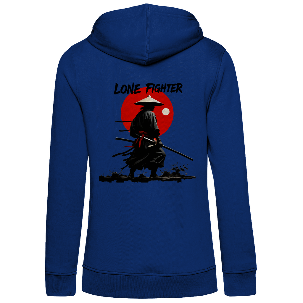Damen Premium Bio Hoodie Shadow of Bushido