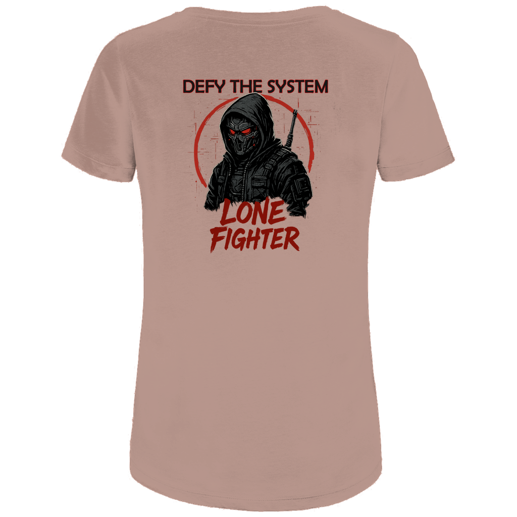 Damen Premium Bio T-Shirt Defy the System