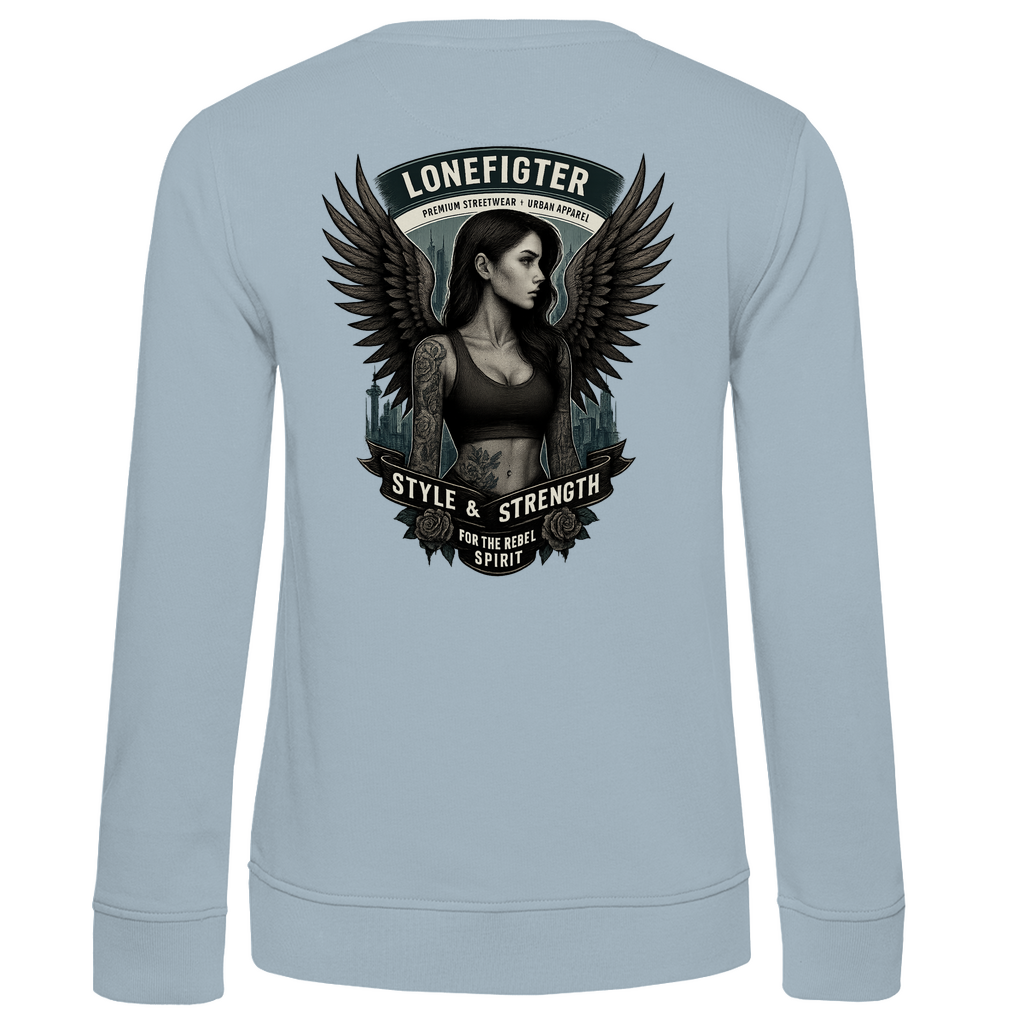 Damen Premium Bio Sweatshirt Warrior Soul