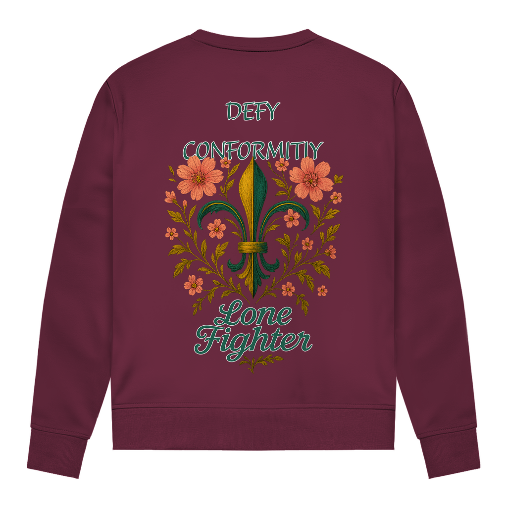 Damen Sweatshirt Fleur de lis
