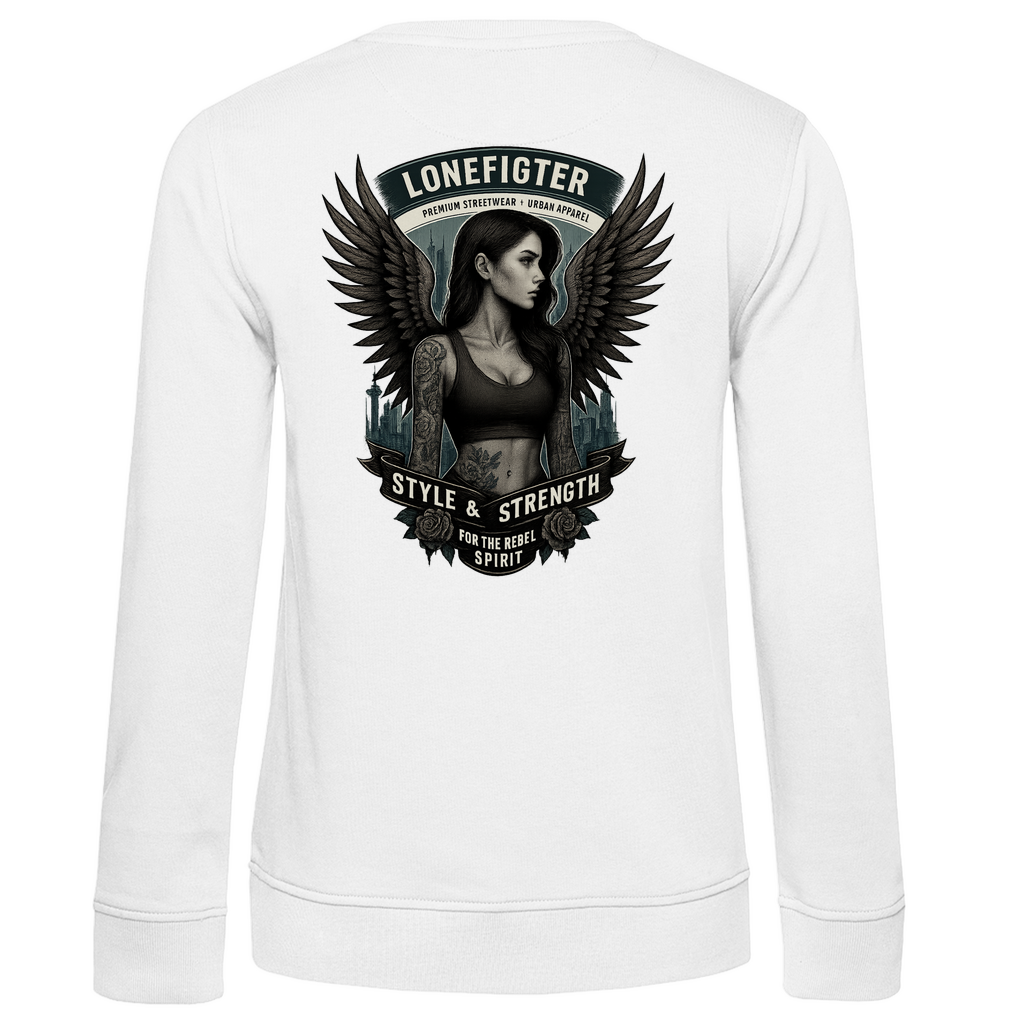 Damen Premium Bio Sweatshirt Warrior Soul