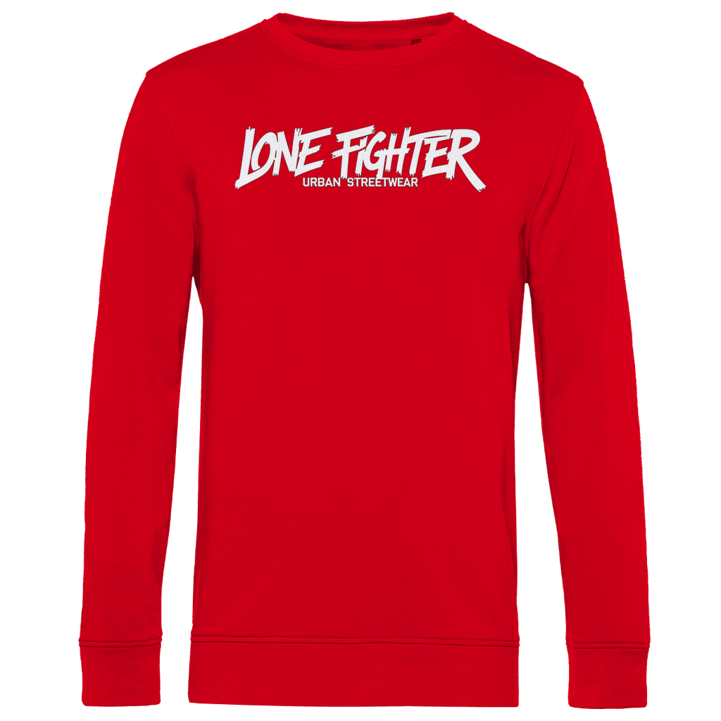 Herren Premium Bio Sweatshirt Lone Fighter Graffiti