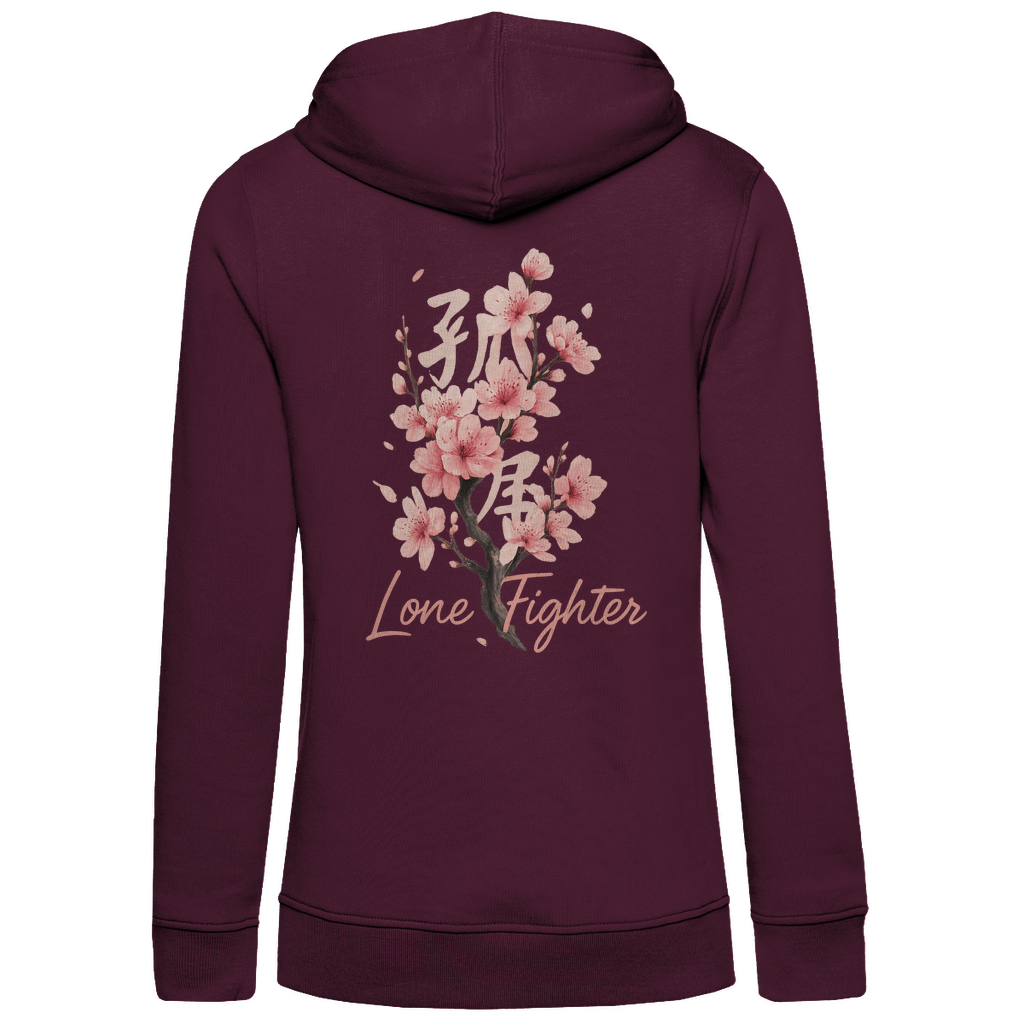 Damen Premium Bio Hoodie Cherry Blossom