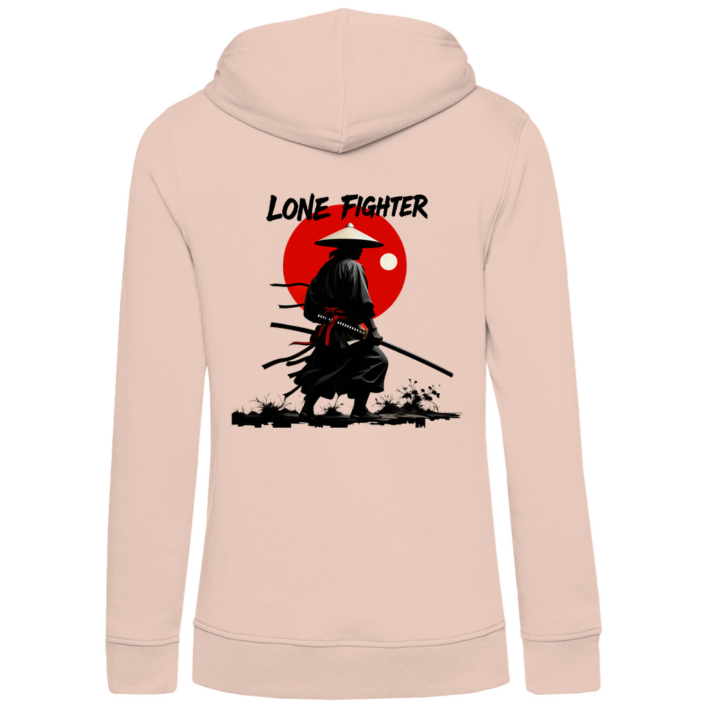Damen Premium Bio Hoodie Shadow of Bushido