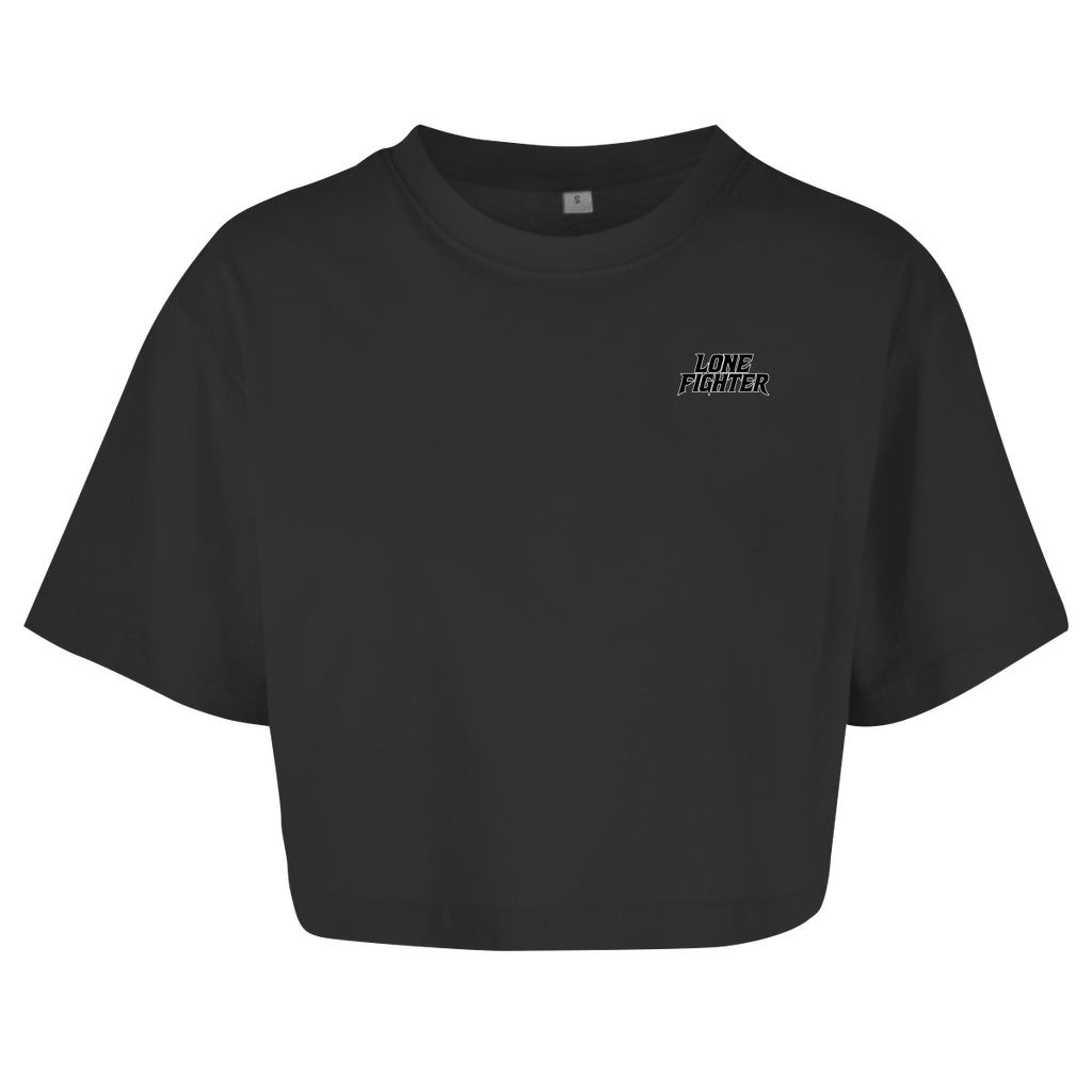 Damen Oversize Crop Top Rebel Motion
