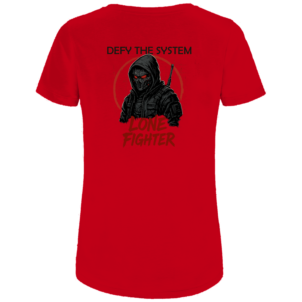 Damen Premium Bio T-Shirt Defy the System