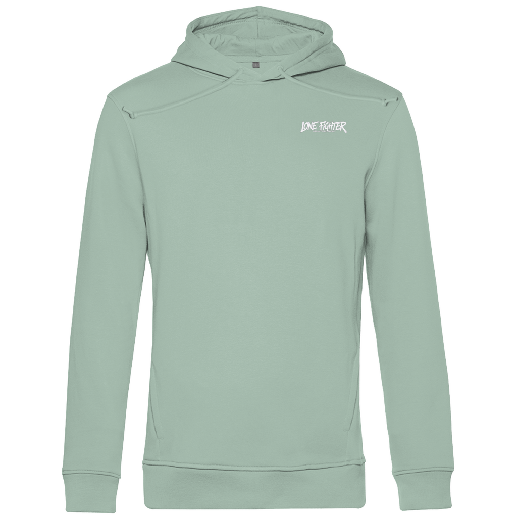 Herren Premium Bio Hoodie Spray Alone, Fight Alone