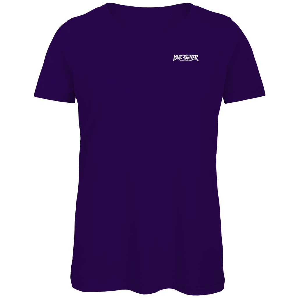 Damen Premium Bio T-Shirt Spray Alone, Fight Alone