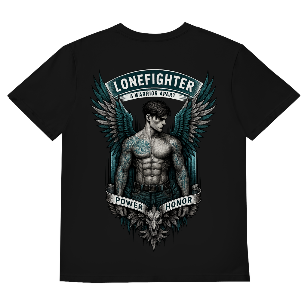 Herren Basic V-Neck T-Shirt Warrior Soul