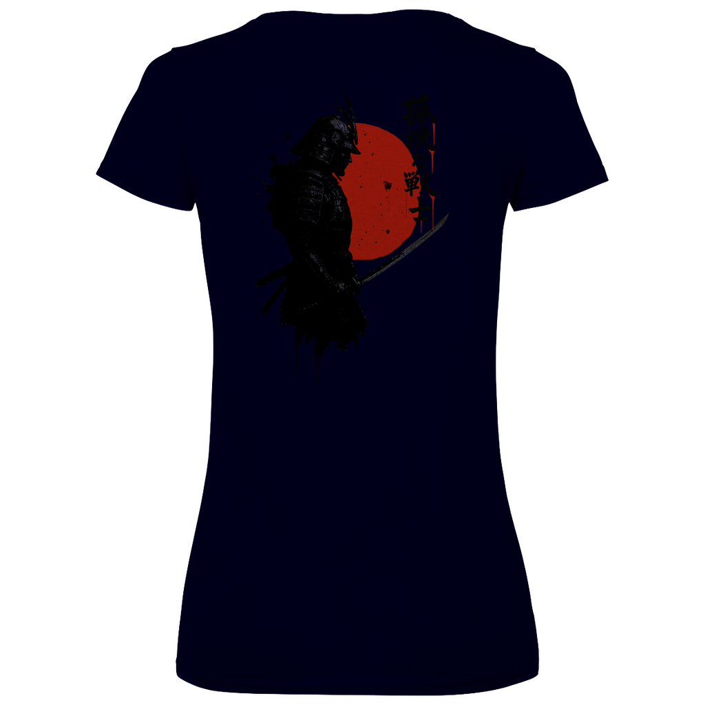 Damen Basic V-Neck T-Shirt Kodoku na Kage