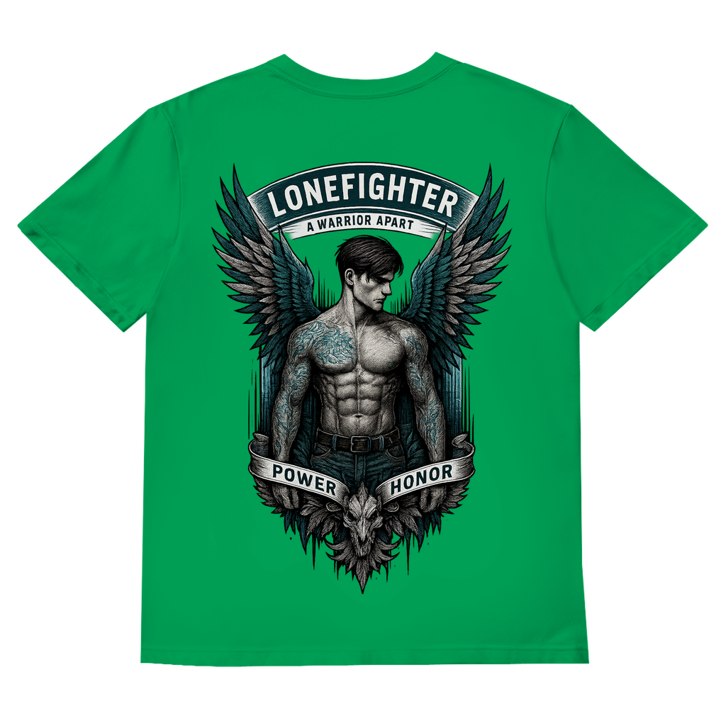 Herren Basic V-Neck T-Shirt Warrior Soul