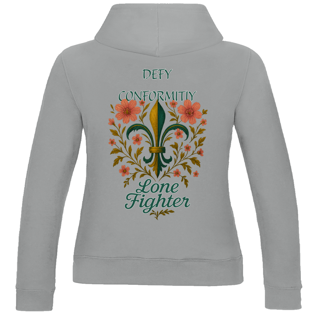 Damen Hoodie Fleur de lis