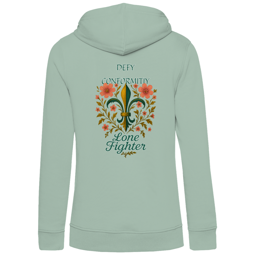 Damen Premium Bio Hoodie Fleur de lis