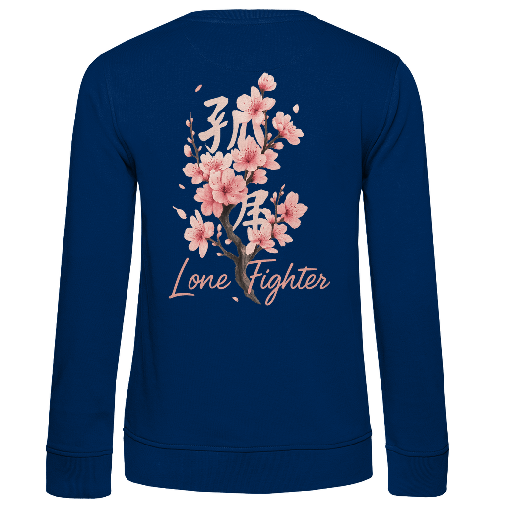 Damen Premium Bio Sweatshirt Cherry Blossom