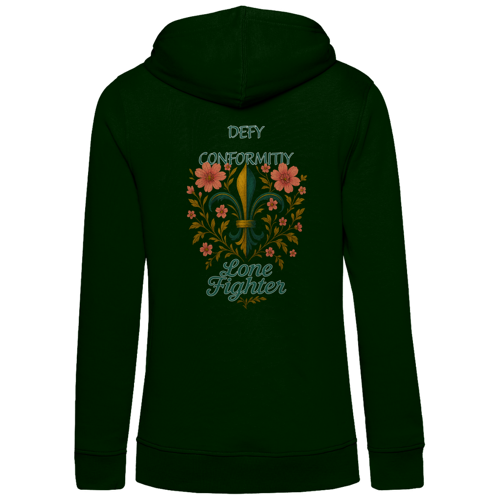 Damen Premium Bio Hoodie Fleur de lis