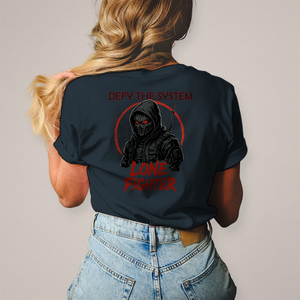 Damen T-Shirt Defy the System