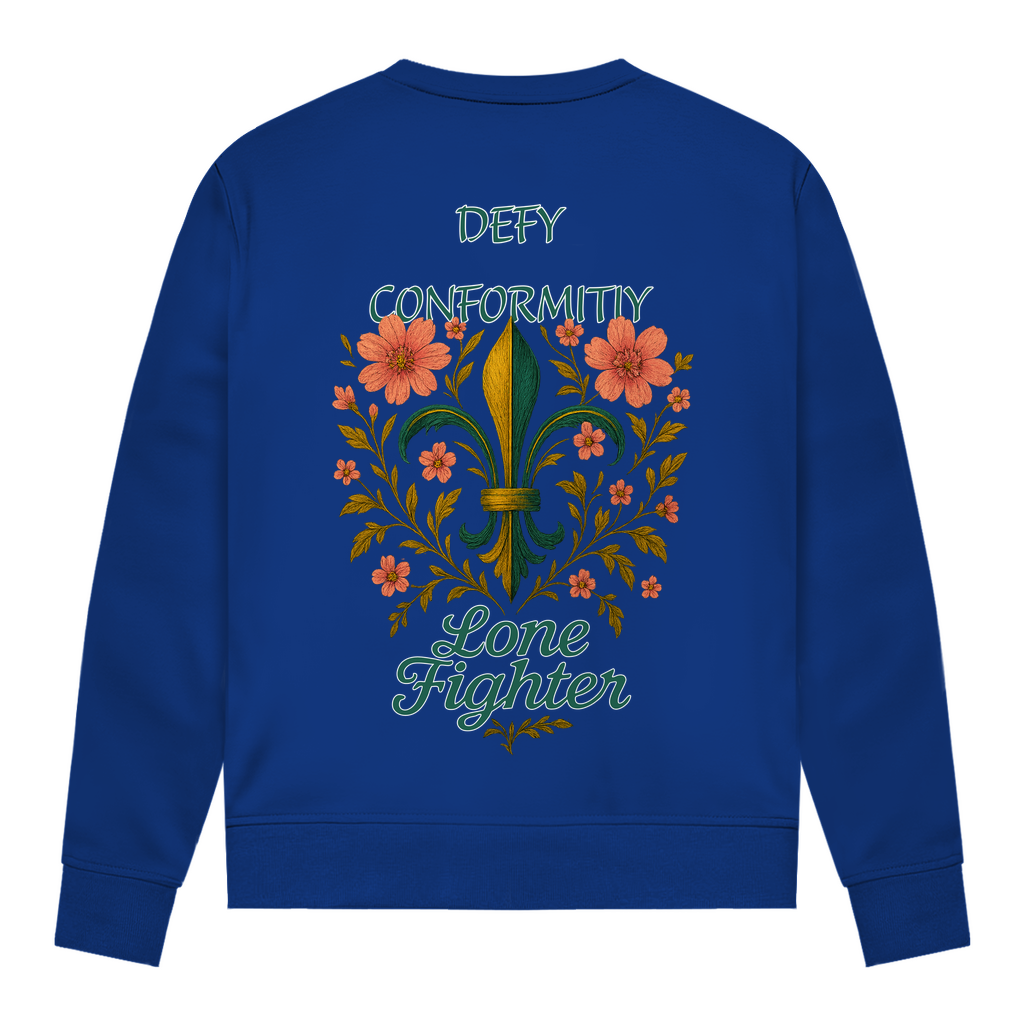 Damen Sweatshirt Fleur de lis