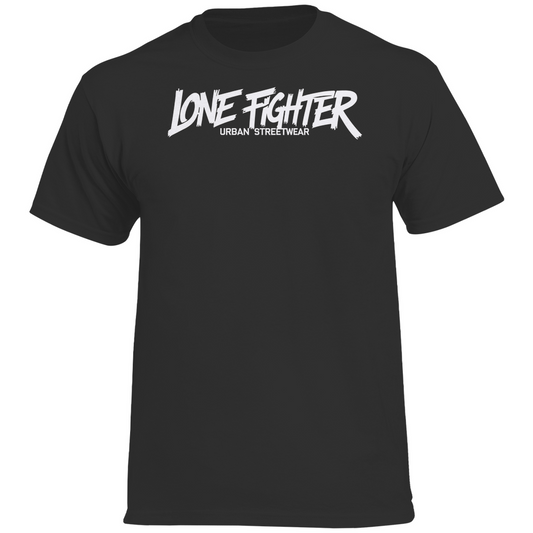 Herren Heavy Cotton T-Shirt Lone Fighter Graffiti