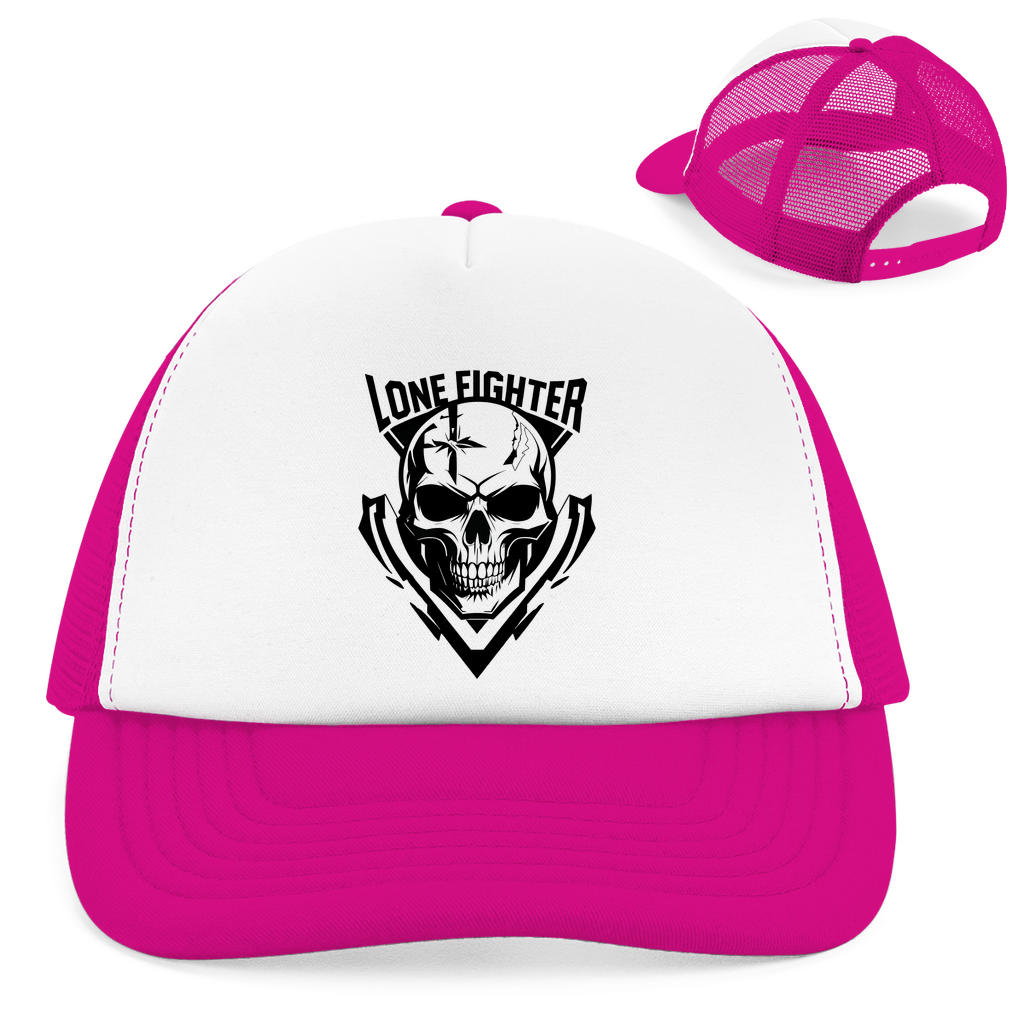 Retro Trucker Cap Skull