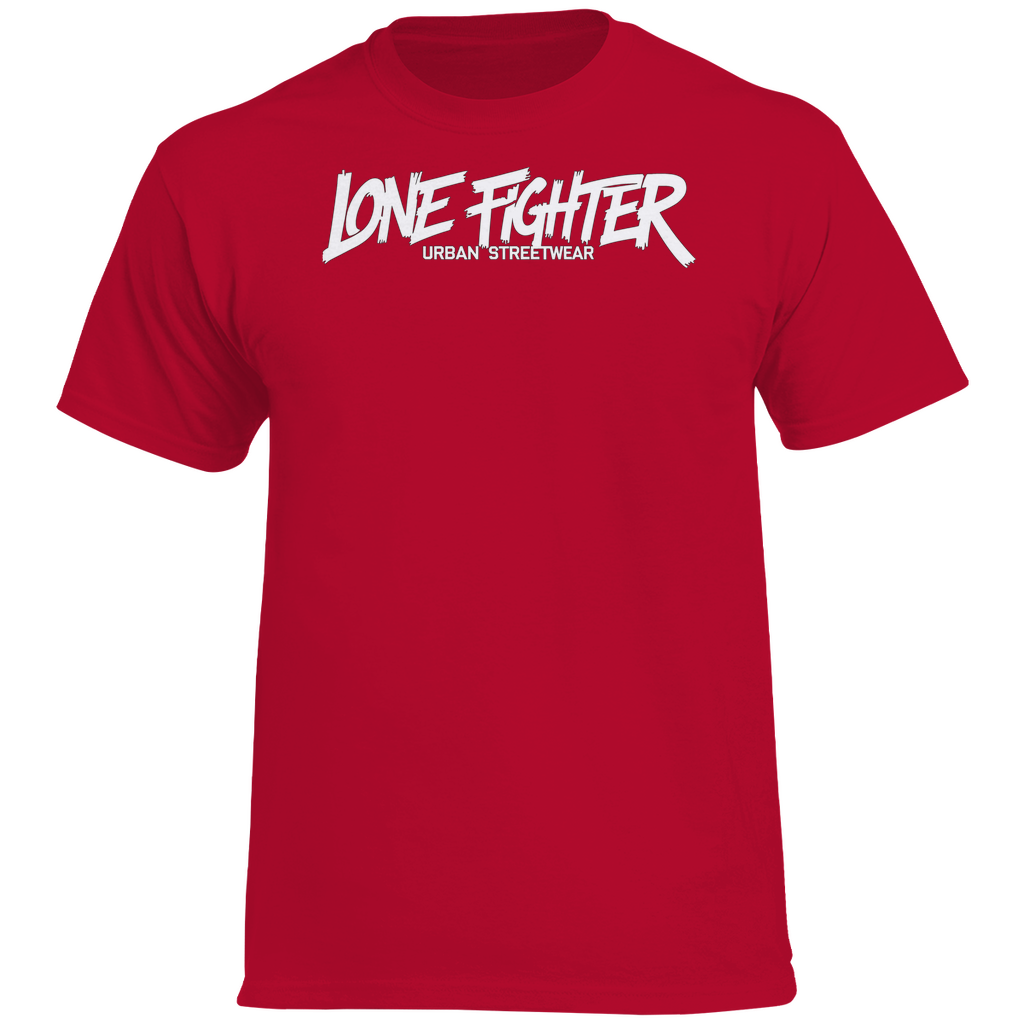 Herren Heavy Cotton T-Shirt Lone Fighter Graffiti