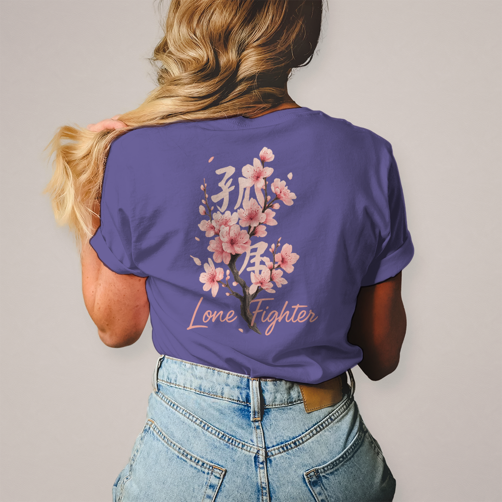 Damen T-Shirt Cherry Blossom