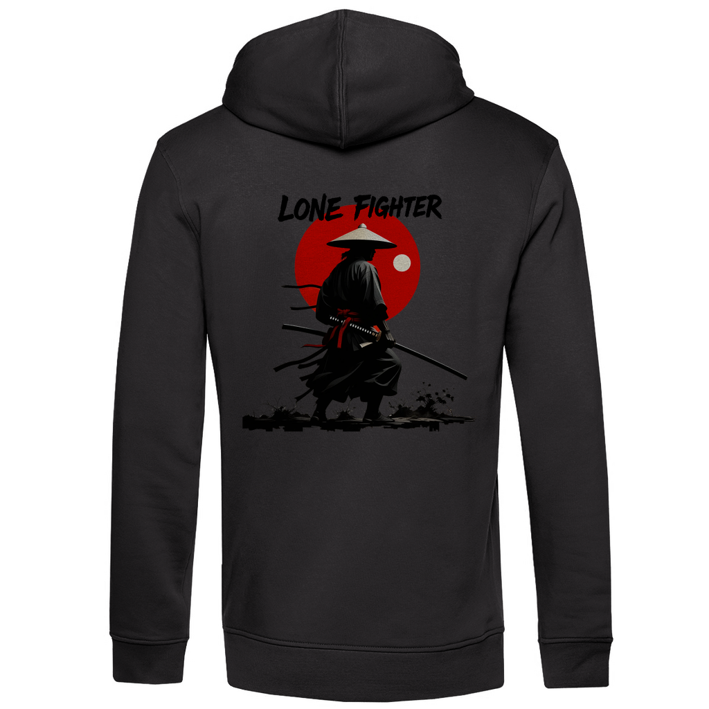 Herren Premium Bio Hoodie Shadow of Bushido