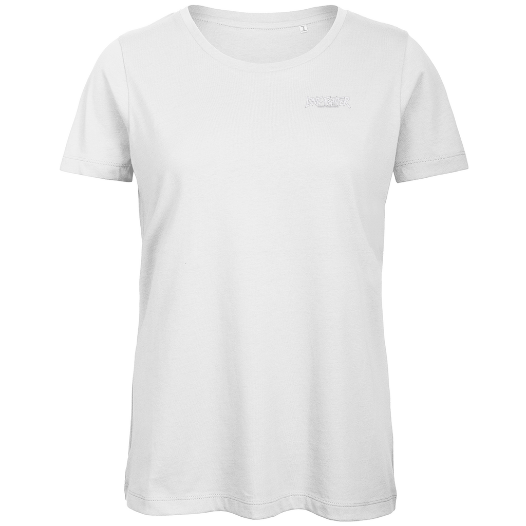 Damen Premium Bio T-Shirt Spray Alone, Fight Alone