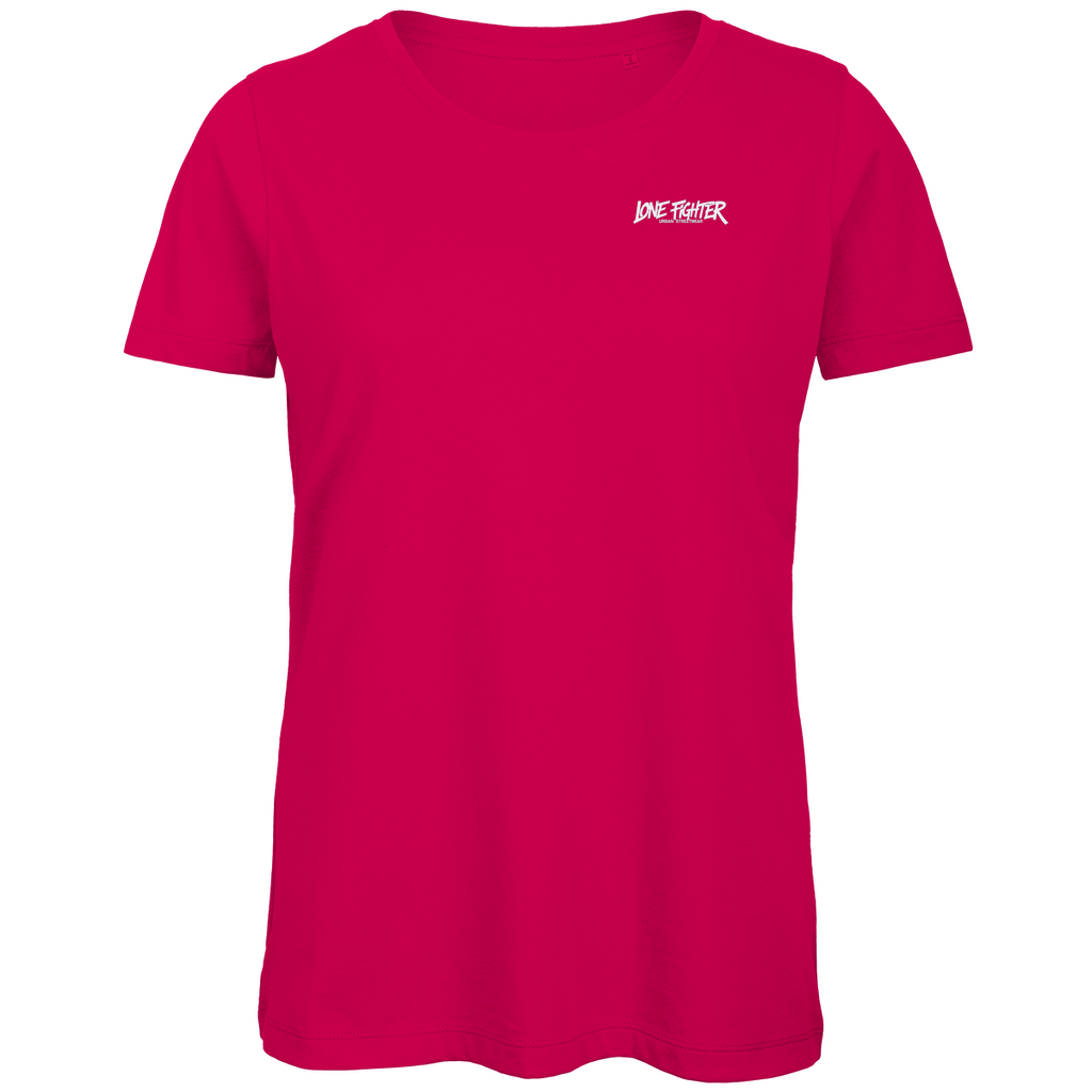 Damen Premium Bio T-Shirt Spray Alone, Fight Alone