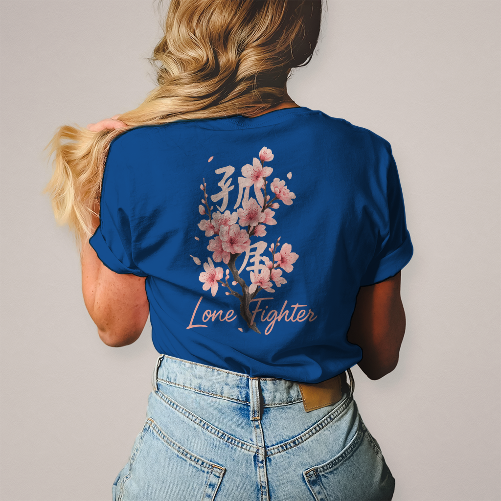 Damen T-Shirt Cherry Blossom