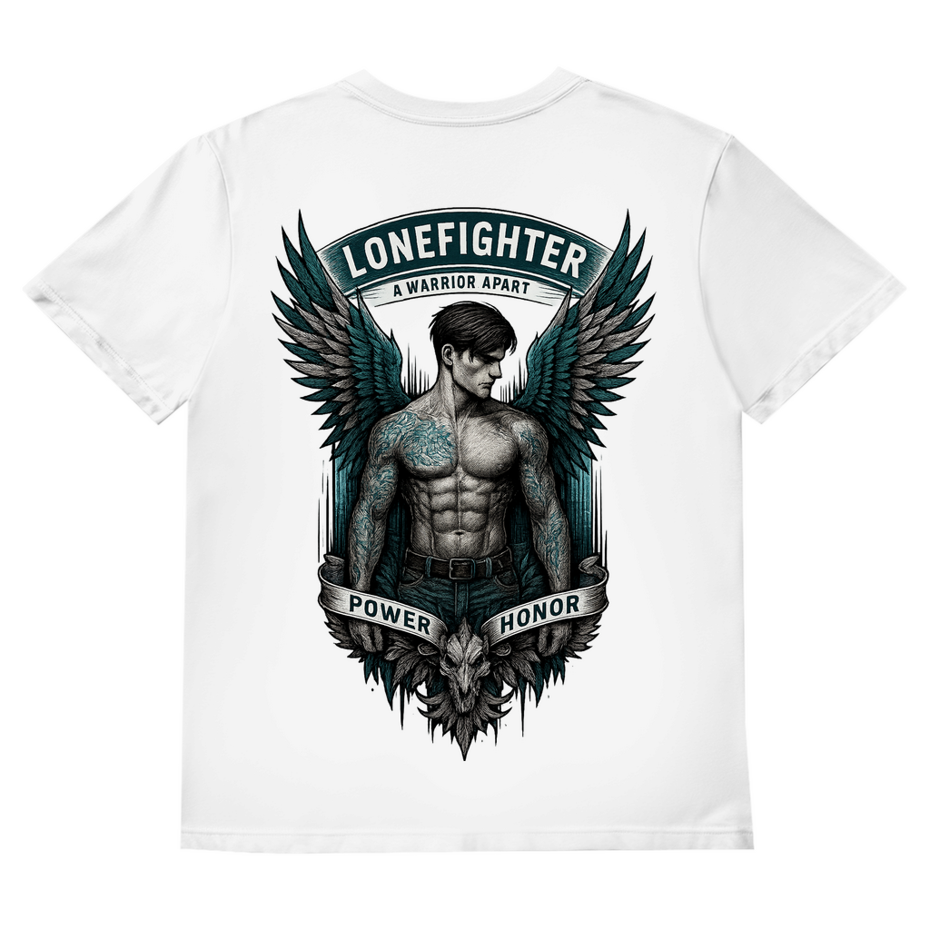 Herren Basic V-Neck T-Shirt Warrior Soul