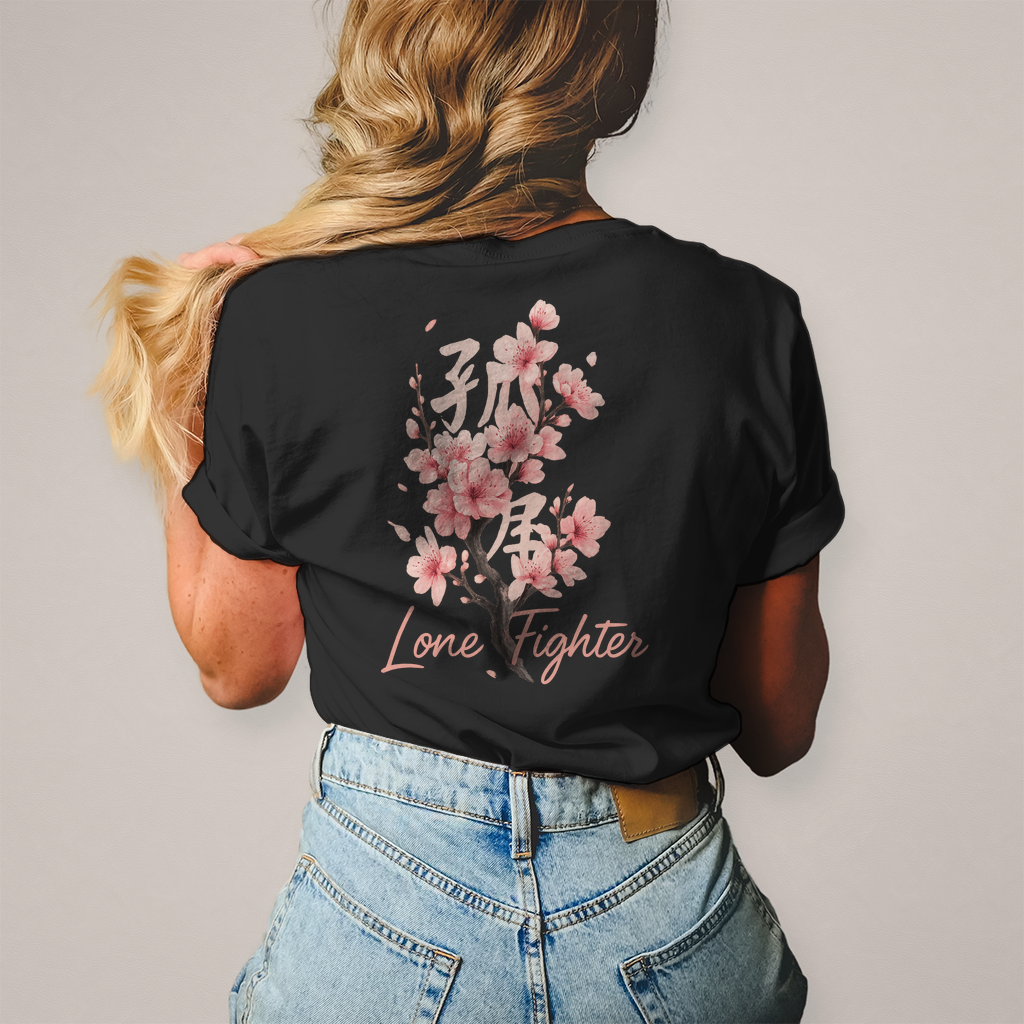 Damen T-Shirt Cherry Blossom
