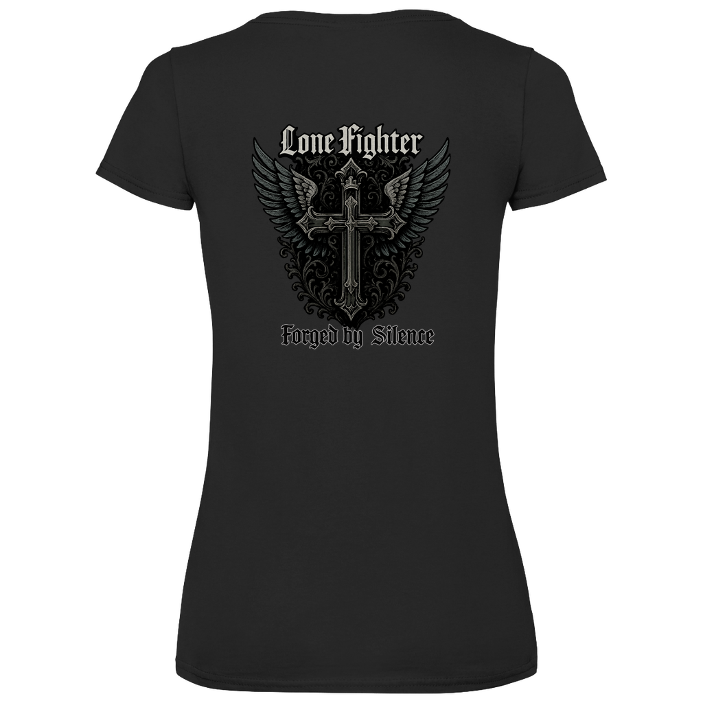 Damen Basic V-Neck T-Shirt Wings of Resolve
