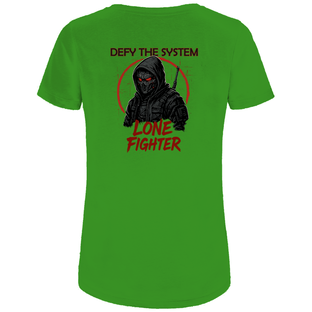 Damen Premium Bio T-Shirt Defy the System