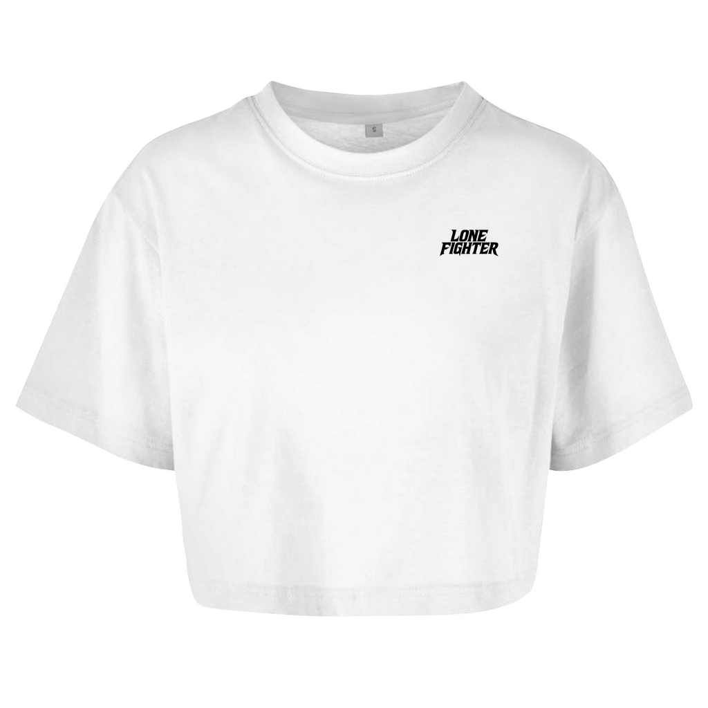 Damen Oversize Crop Top Rebel Motion