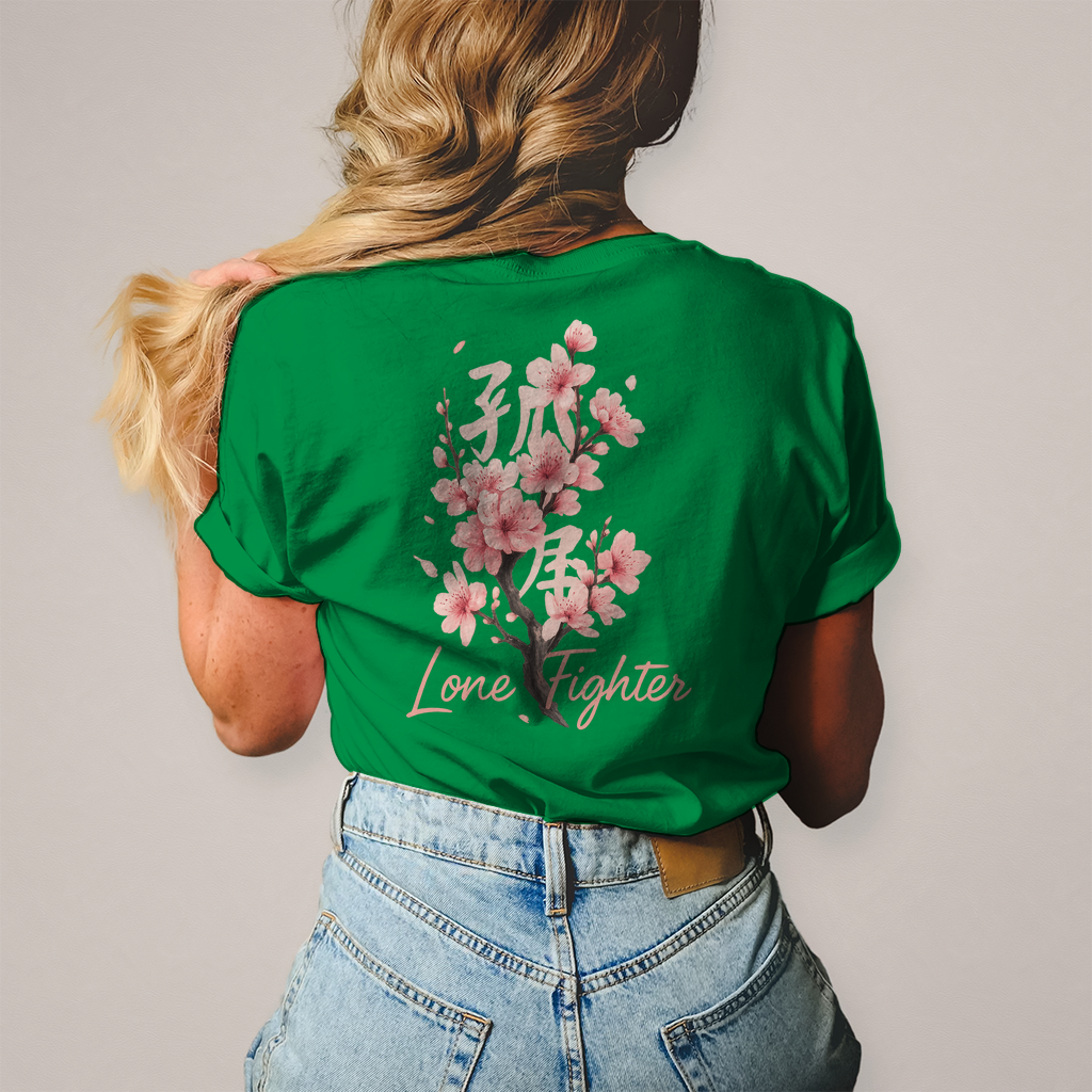 Damen T-Shirt Cherry Blossom