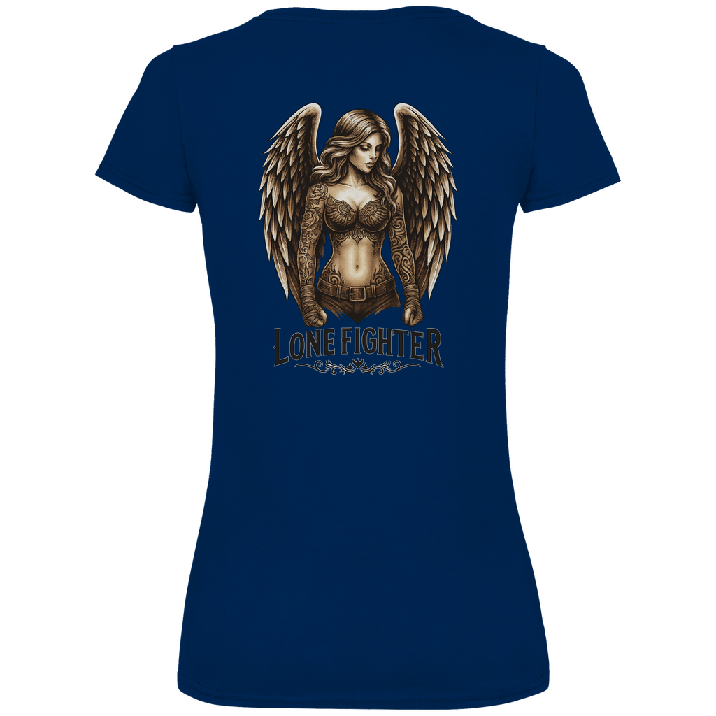 Damen Premium Bio V-Neck T-Shirt SKY GUARDIAN