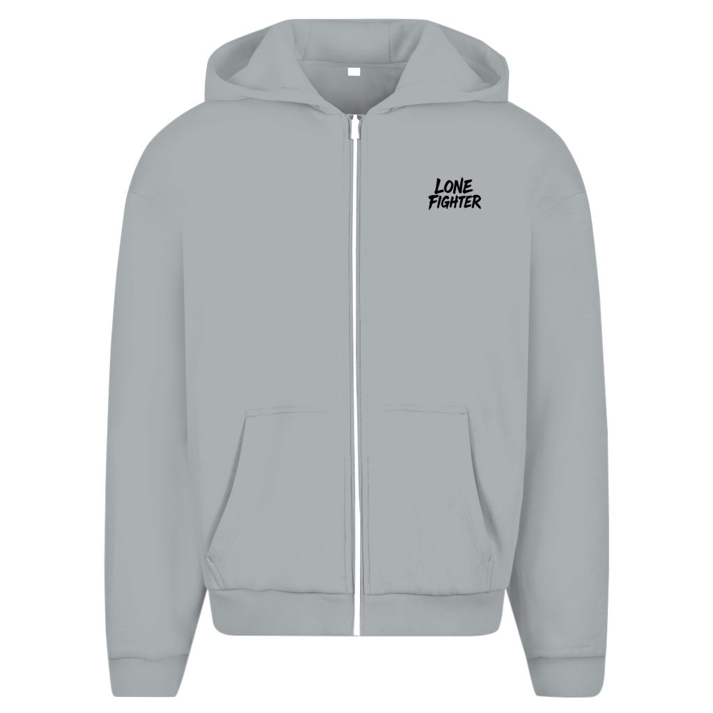 Herren Oversize Zipper Hoodie Shadow of Bushido