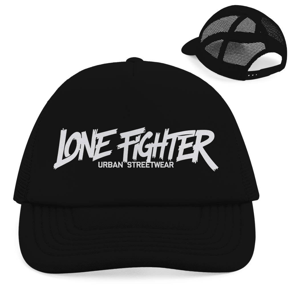 Retro Trucker Cap Lone Fighter Graffiti