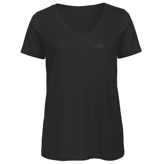 Damen Premium Bio V-Neck T-Shirt Wings of Resolve