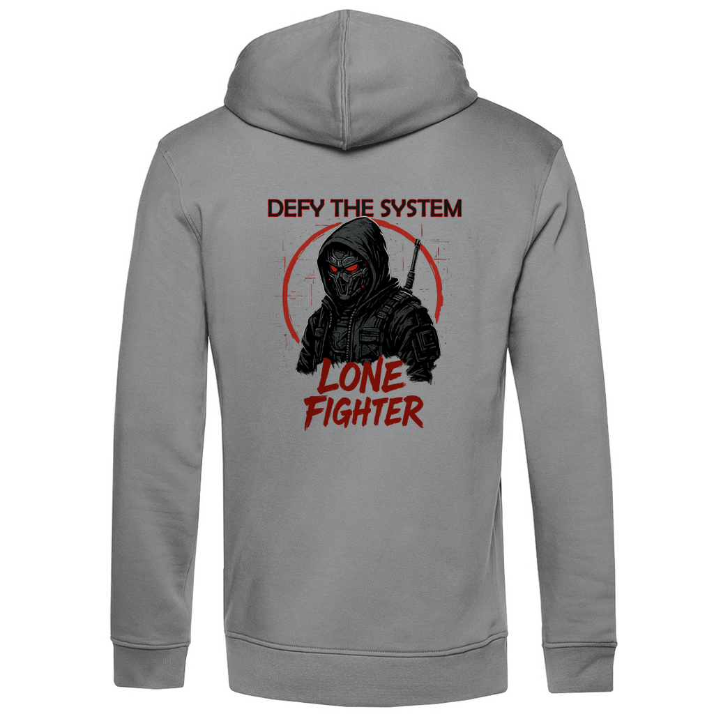 Herren Premium Bio Hoodie Defy the System