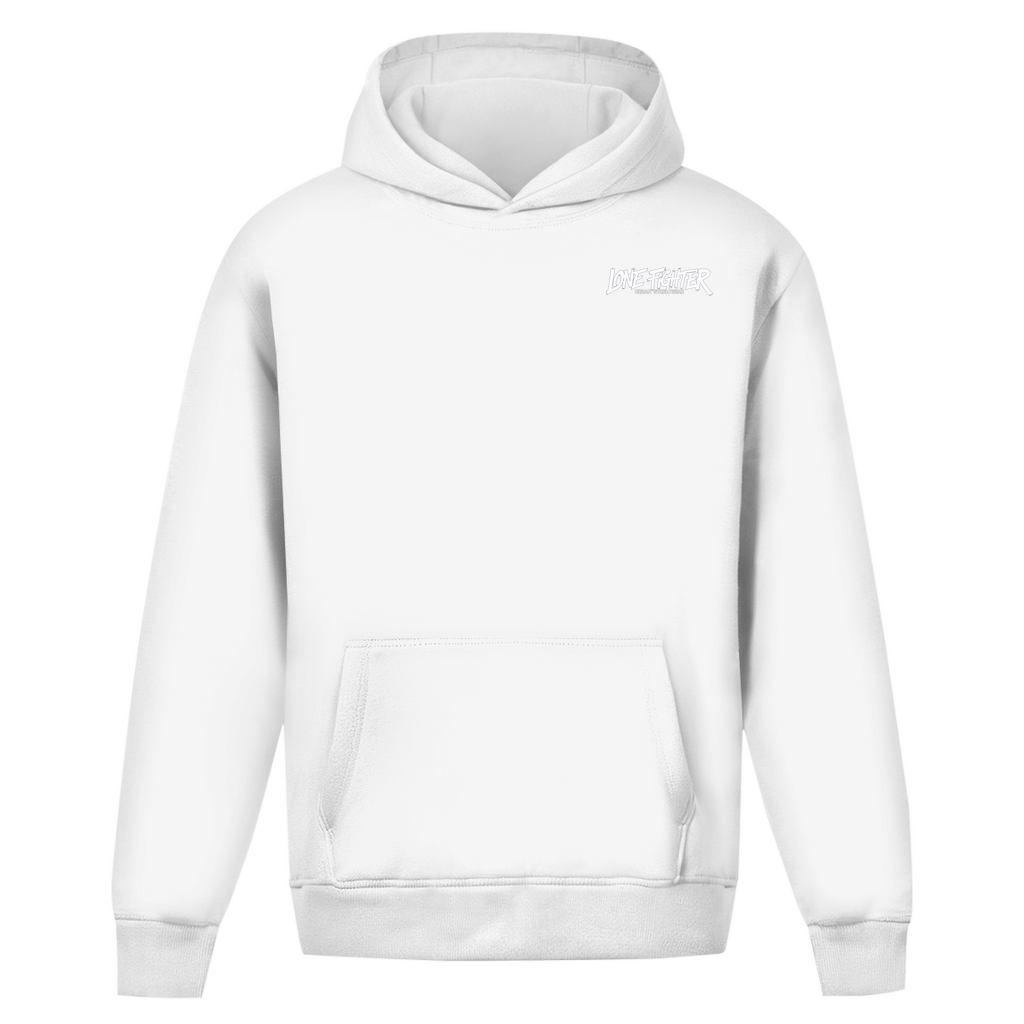 Oversize Hoodie Ohne Kordel Spray Alone, Fight Alone