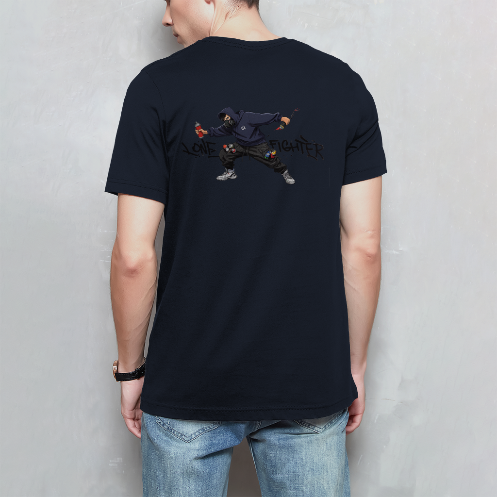 Herren T-Shirt Spray Alone, Fight Alone
