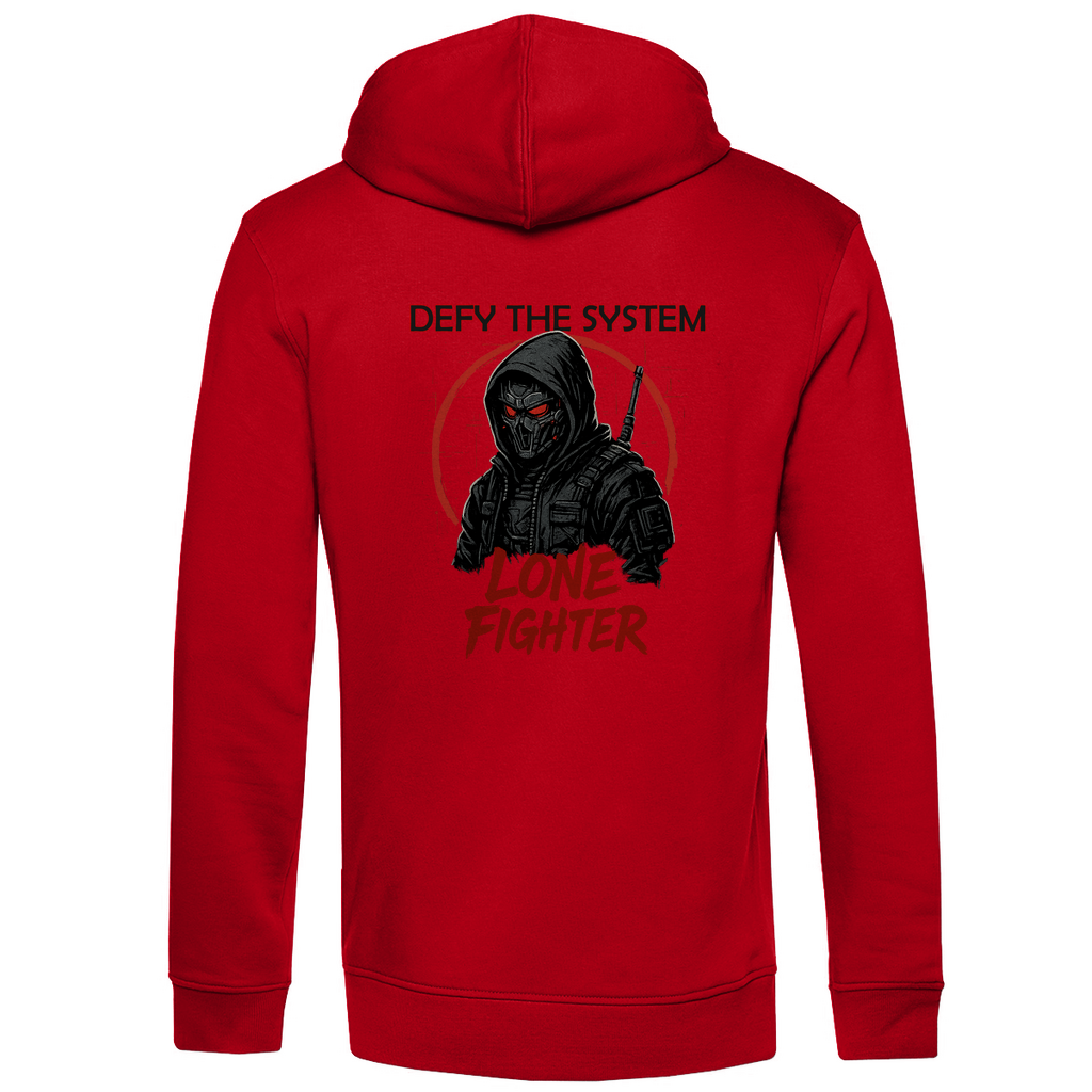 Herren Premium Bio Hoodie Defy the System