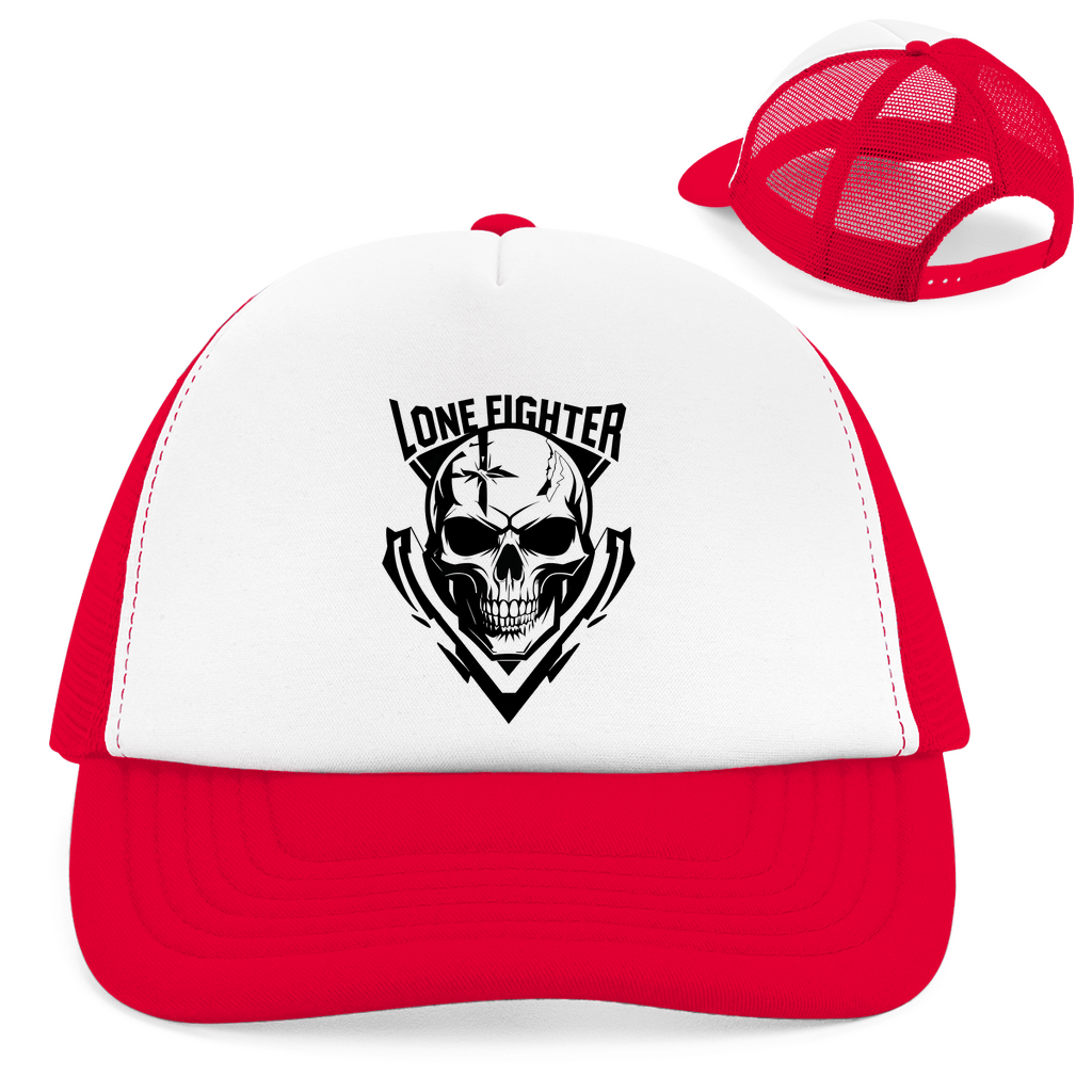 Retro Trucker Cap Skull