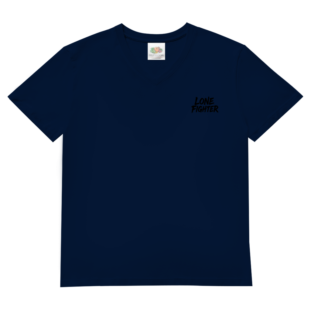 Herren Basic V-Neck T-Shirt Kodoku na Kage