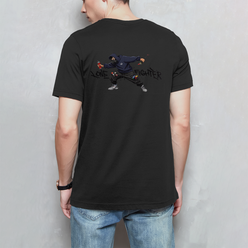 Herren T-Shirt Spray Alone, Fight Alone