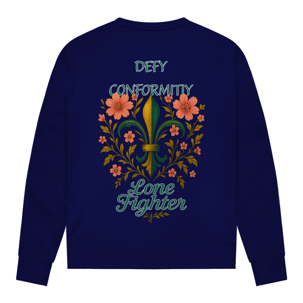 Damen Sweatshirt Fleur de lis