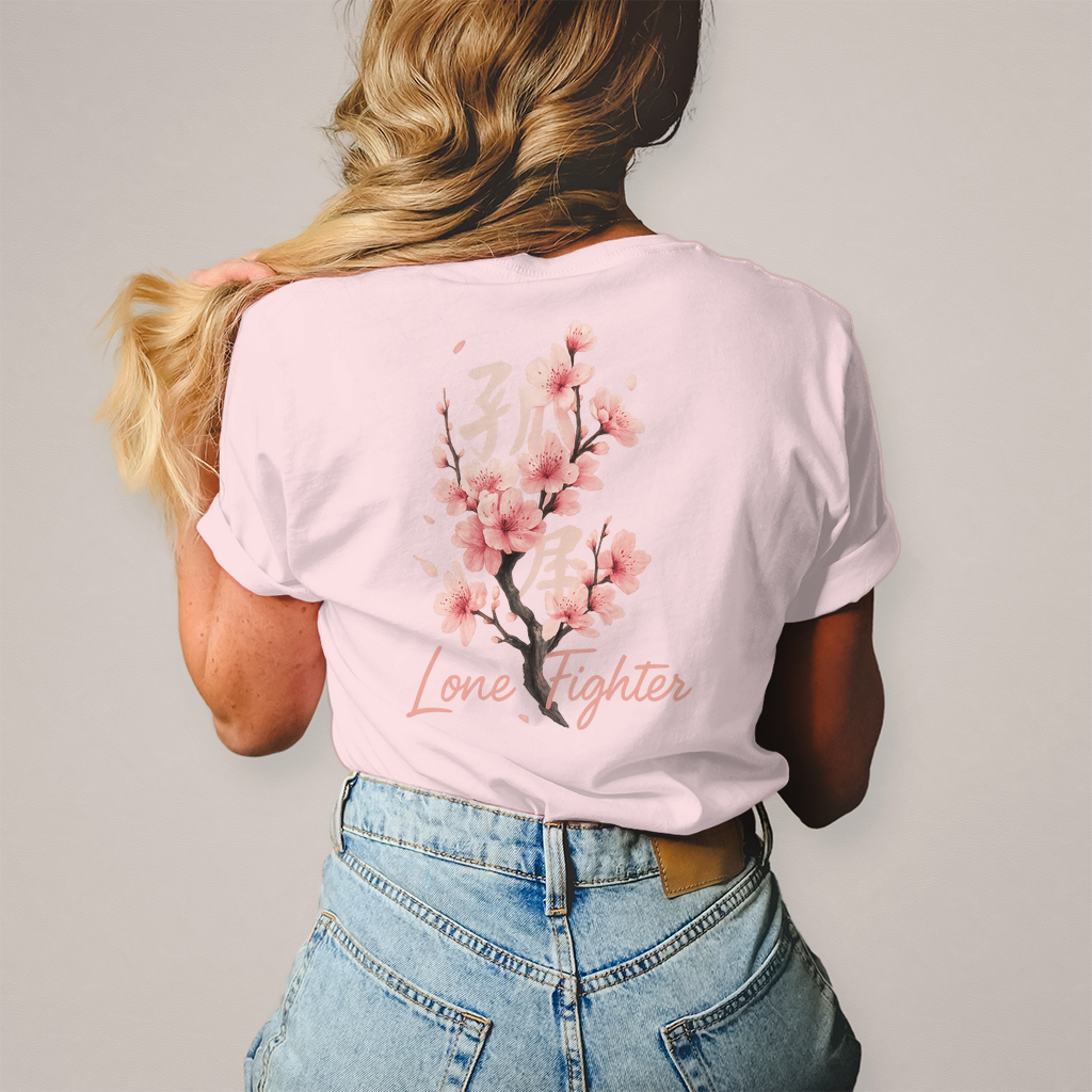 Damen T-Shirt Cherry Blossom
