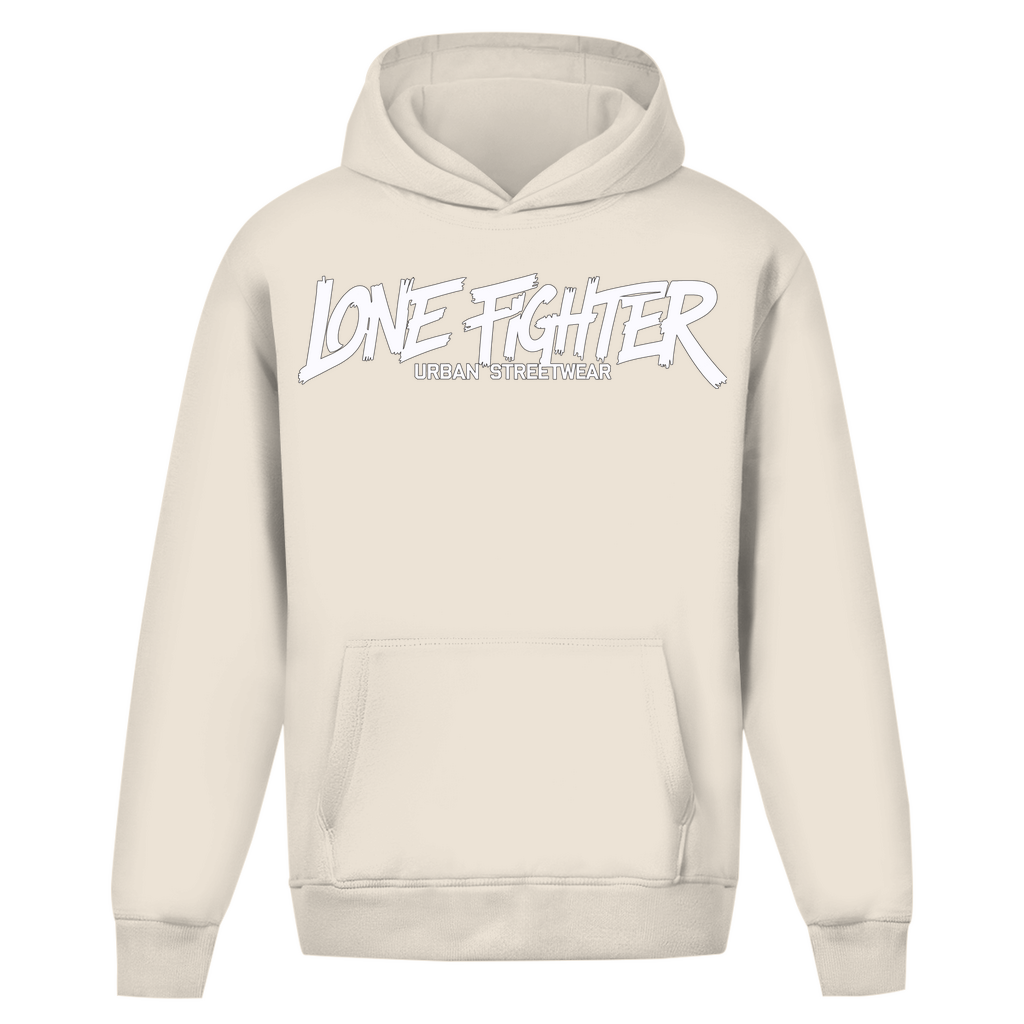 Oversize Hoodie Ohne Kordel Lone Fighter Graffiti
